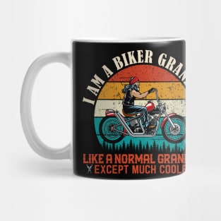 I am A Biker Grandpa Motorcycle Mug